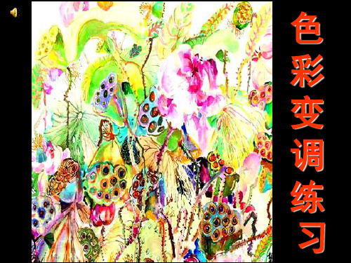色彩变调练习