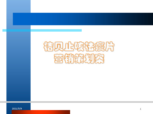 药品营销策划案PPT课件
