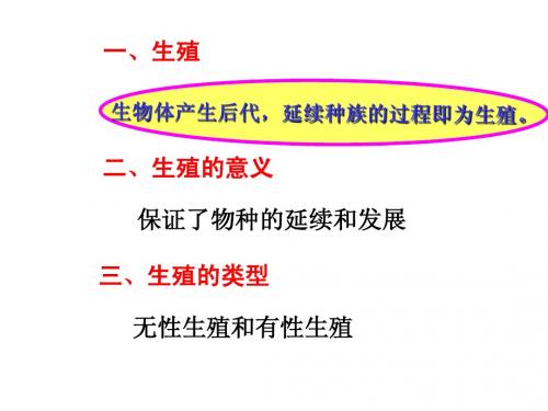 生殖的类型