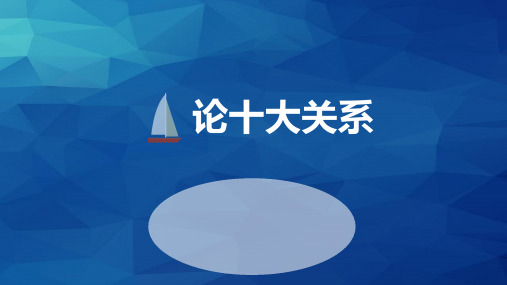 论十大关系解读
