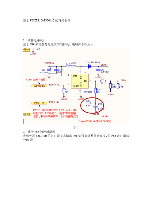 基于WINCE6.0+S3C6410的背光驱动