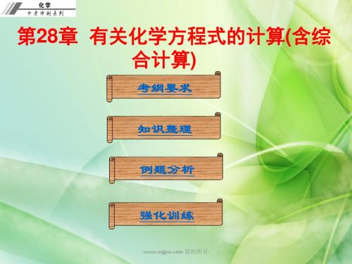 【掌控中考】2016中考化学(广西专版,鲁教版)考点系统复习课件