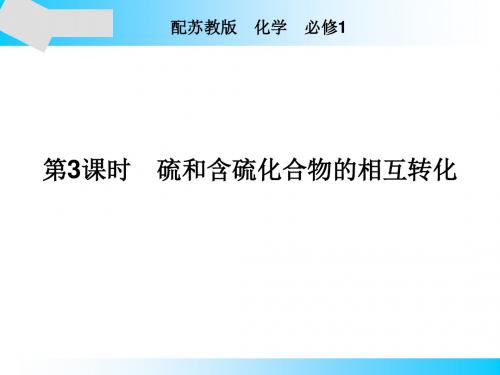 苏教版高中化学必修一课件专题4第1单元第3课时