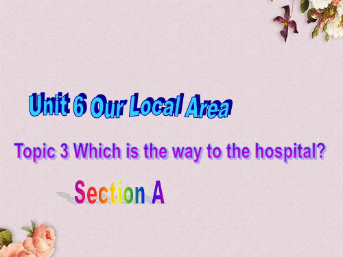 【优课】仁爱初中英语七下《Unit 6Topic 3 Which is the way to the hospitalA》PPT课件