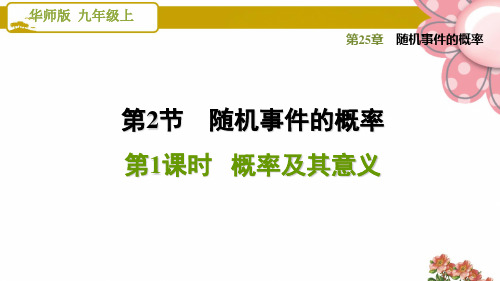 《概率及其意义》PPT课件