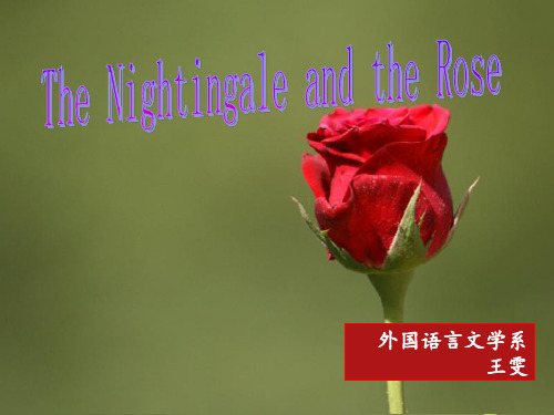现代大学英语3 Unit 5 夜莺与玫瑰(王尔德)