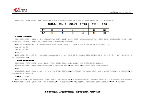 2014年重庆市政法干警考试行测真题深度解读