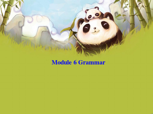 外研版高中英语必修5 Module6 Grammar精品课件