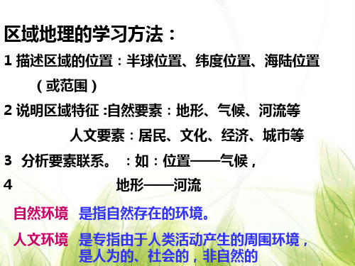 人教七下第六章第一节地理位置和范围课件 (共43张PPT)