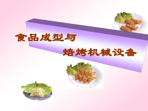 食品成型与焙烤机械设备