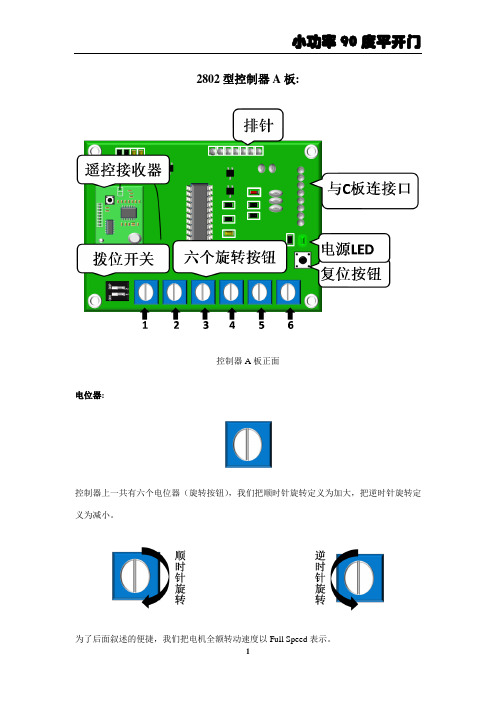 2802说明书