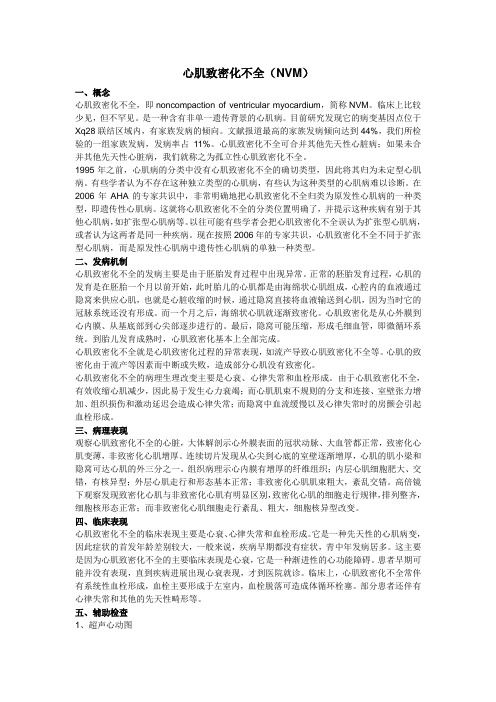 心肌致密化不全