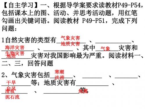 认识我国的自然灾害ppt课件