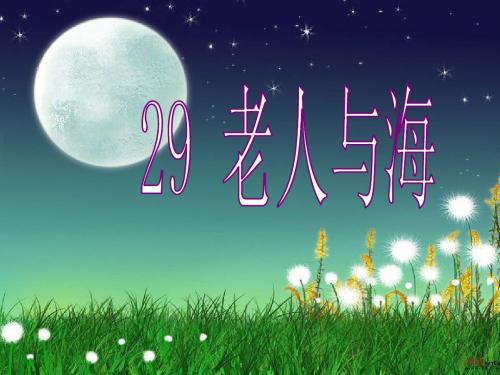 语文S版六年级上册老人与海PPT.