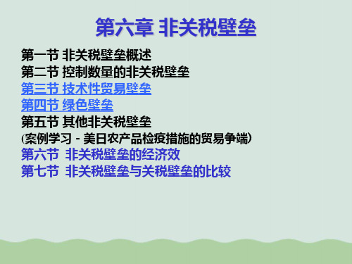 非关税壁垒概述(ppt 75页)