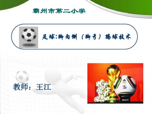 脚内侧踢球技术霸州市二小 王江