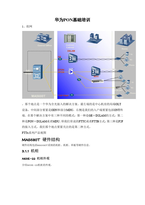 华为PON基础培训