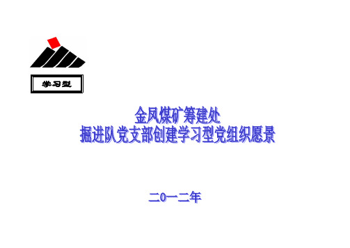 掘进队党支部创建学习型党组织愿景