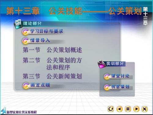 新型实用公共关系教程课件(杨俊22519)13