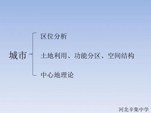 2.2.2城市化过程和特点