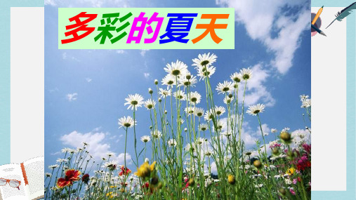 2019-2020年长春版三年级语文下册第六单元《多彩的夏天》课件共11张PPT