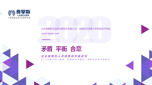 《企业规模性人员调整研究蓝皮书》