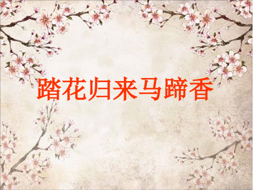 公开课侧面描写PPT课件