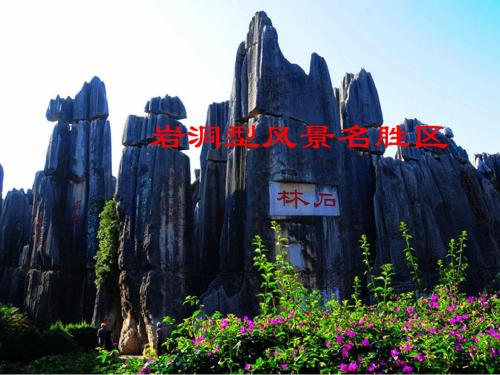 岩洞型风景名胜区——石林ppt课件