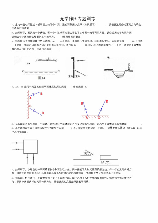 光学作图专题训练.doc