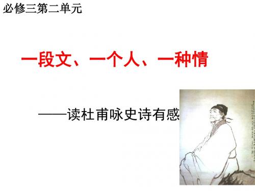 咏怀古迹(公开课)