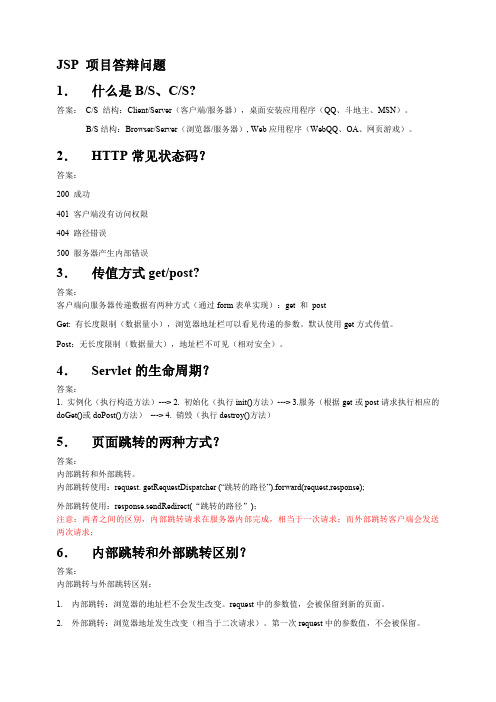 javaWEB项目答辩