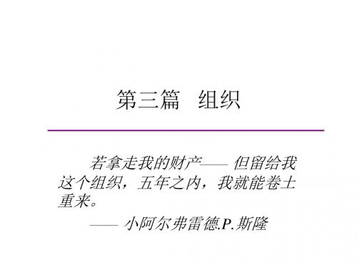 组织设计、组织变革与组织文化(ppt 46页)