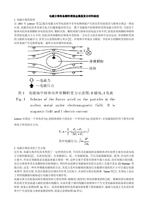 电磁分离技术综述