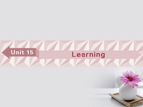 18年高考英语一轮复习基础考点聚焦Unit15Learning课件北师大版必修5