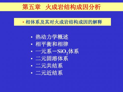 第5章 火成岩结构成因分析