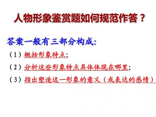 2017高考诗歌鉴赏专题三(景物形象)精品课件