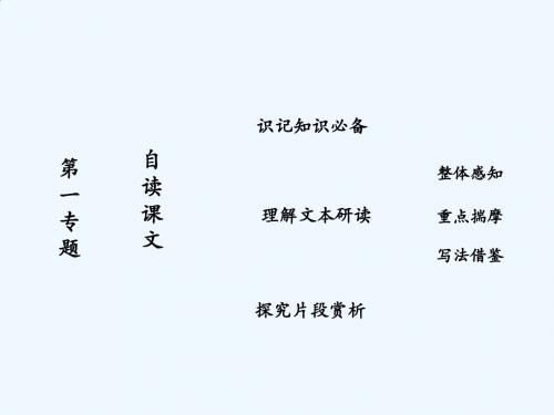 现代散文选读复习课件(10)