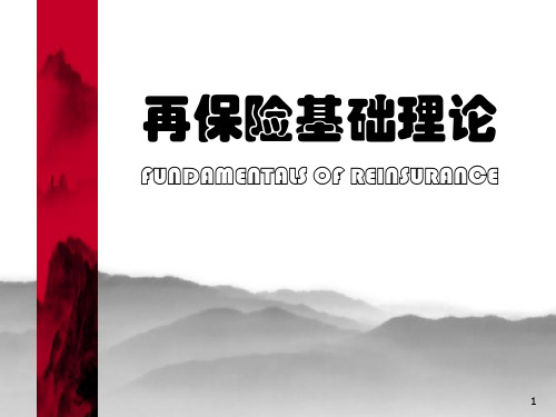再保险基础理论..