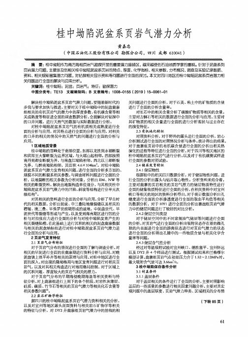 桂中坳陷泥盆系页岩气潜力分析