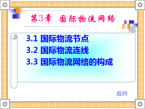 国际物流3PPT课件