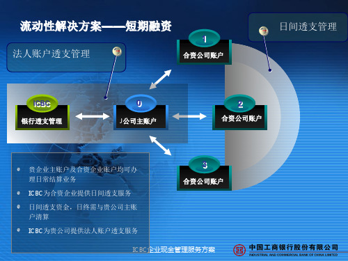 ICBC企业现金管理服务方案课件