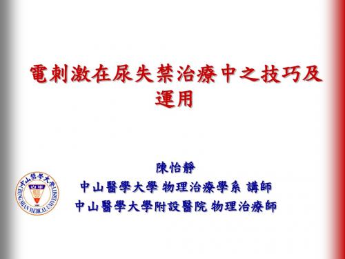 电刺激在尿失禁治疗中之技巧及运用