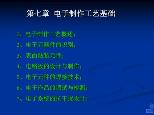 电子制作工艺基础HAO