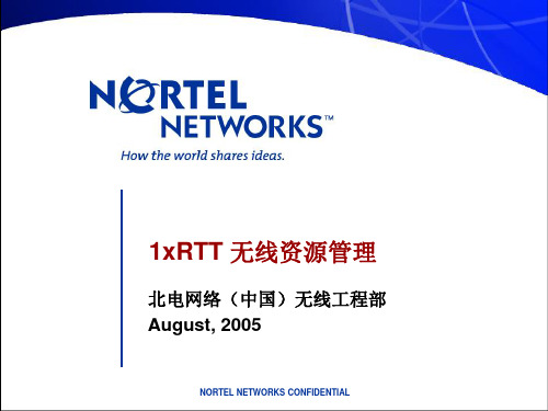 CDMA1xRTT_无线资源管理