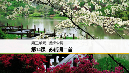 粤教版-语文-高二唐诗宋词元散曲选读第三单元第14课苏轼词二首
