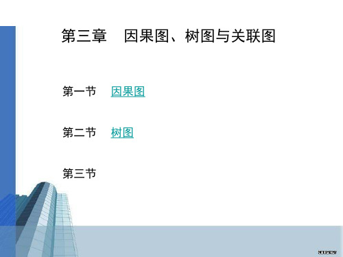 品质管理手法-第3章--因果图、树图和关联图PPT课件