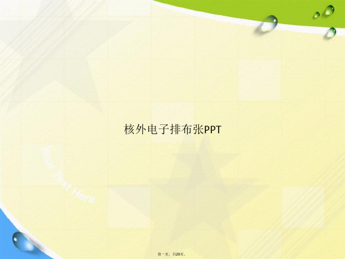 核外电子排布张讲课文档