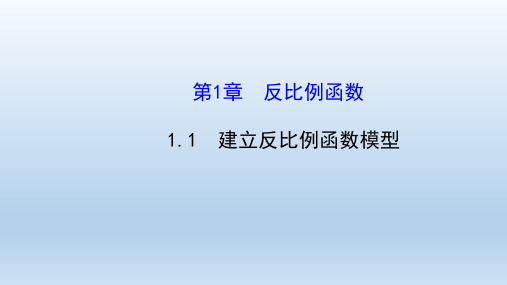 数学九年级下册第1章反比例函数 习题课件