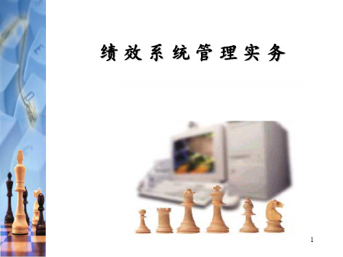 绩效系统管理操作实务(ppt 28页)
