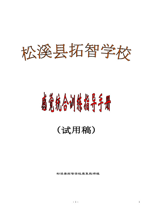 康复训练手册
